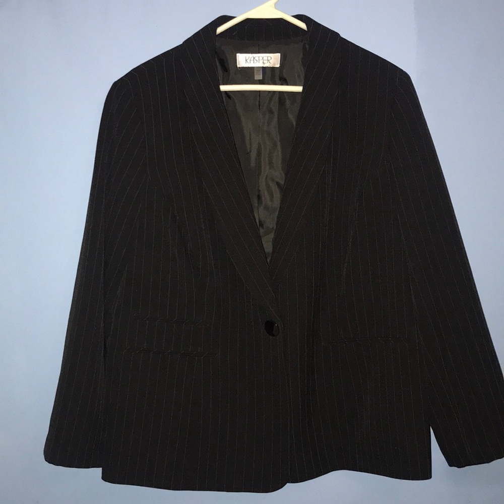 Pinstripe blazer